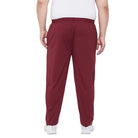 Men Plus Size Browne Solid Trackpant - bigbanana