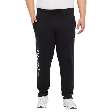 Men Plus Size Burg Printed Trackpant - bigbanana