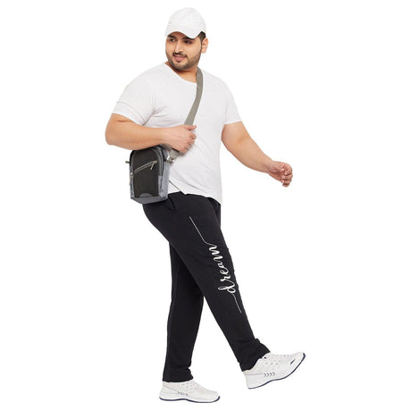 Men Plus Size Burg Printed Trackpant - bigbanana