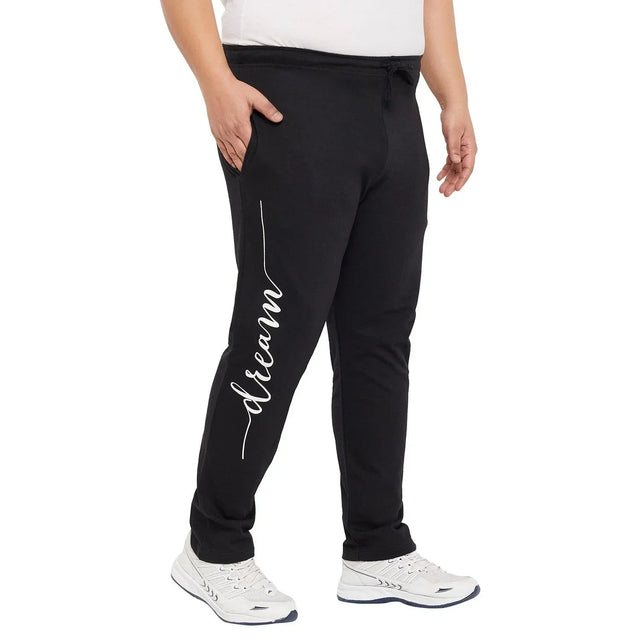 Men Plus Size Burg Printed Trackpant - bigbanana