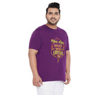 Men Plus Size Cole Printed Round Neck Tshirt - bigbanana