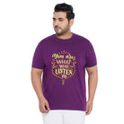 Men Plus Size Cole Printed Round Neck Tshirt - bigbanana