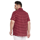 Men Plus Size Conejo Check Shirt - bigbanana