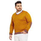 Men Plus Size Dumas Solid Sweater - bigbanana