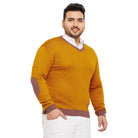 Men Plus Size Dumas Solid Sweater - bigbanana