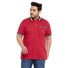 Men Plus Size Evero Solid Polo Tshirt - bigbanana