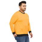 Men Plus Size Fargas Solid Sweatshirt - bigbanana