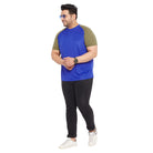 Men Plus Size Galilee Solid Round Neck Tshirt - bigbanana