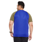 Men Plus Size Galilee Solid Round Neck Tshirt - bigbanana