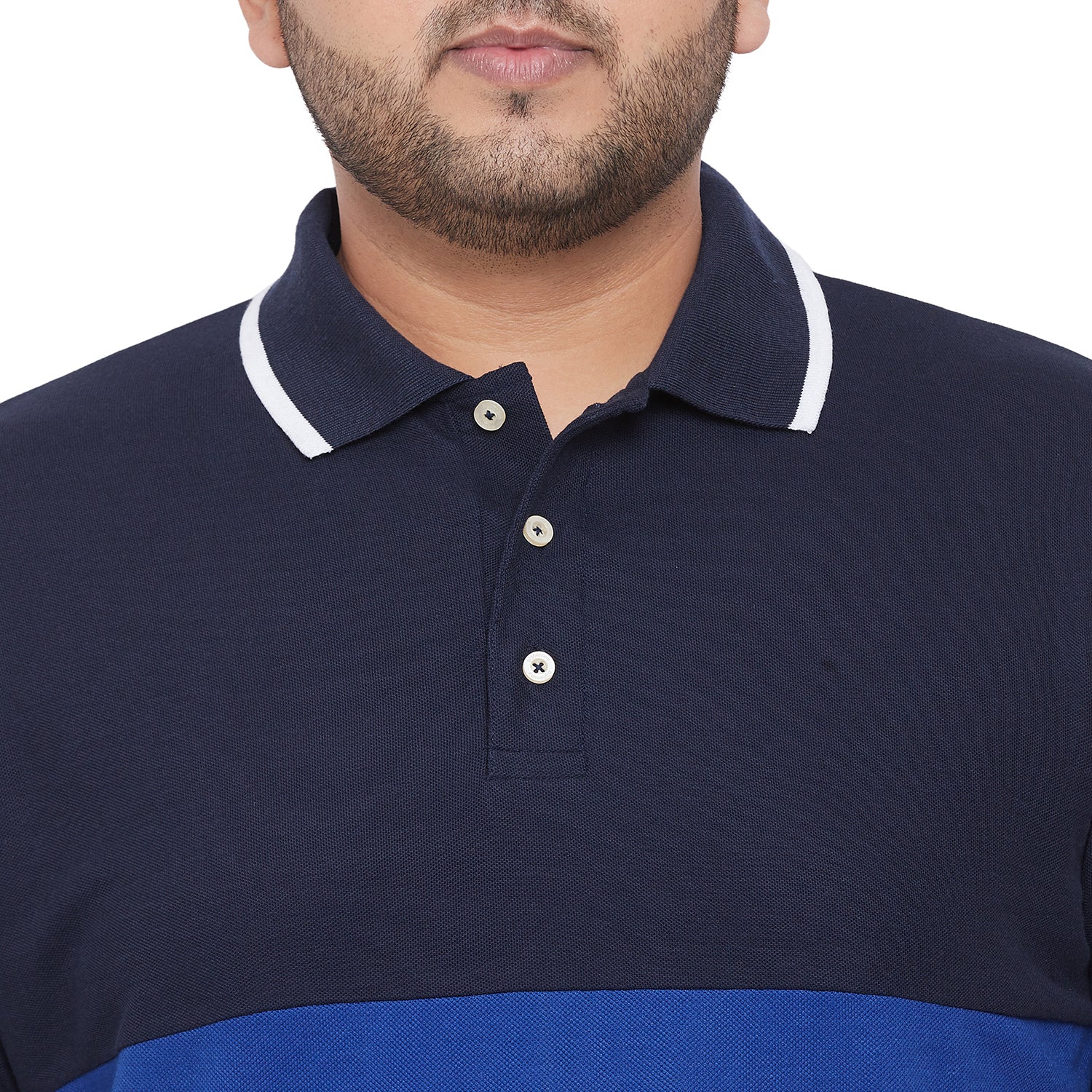 Men Plus Size Gibbs Printed Polo Tshirt - bigbanana