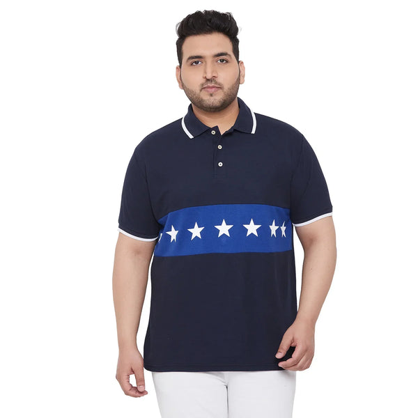 Men Plus Size Gibbs Printed Polo Tshirt