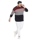 Men Plus Size Gordon Colorblock Sweater - bigbanana