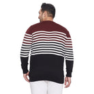 Men Plus Size Gordon Colorblock Sweater - bigbanana