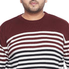 Men Plus Size Gordon Colorblock Sweater - bigbanana