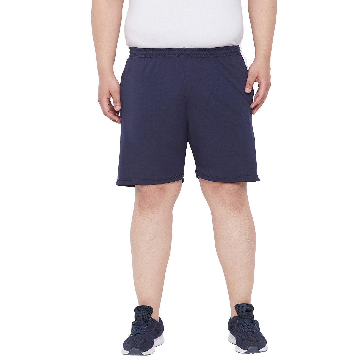 Men Plus Size Haynes Solid Shorts - bigbanana