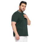 Men Plus Size Henra Solid Polo Tshirt - bigbanana