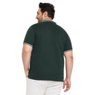 Men Plus Size Henra Solid Polo Tshirt - bigbanana