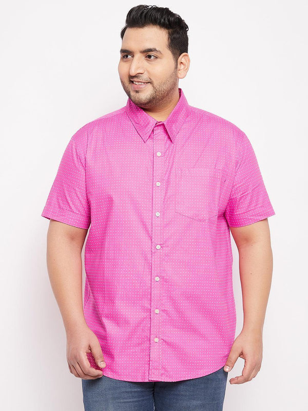 Men Plus Size Jerry Printed Shirt