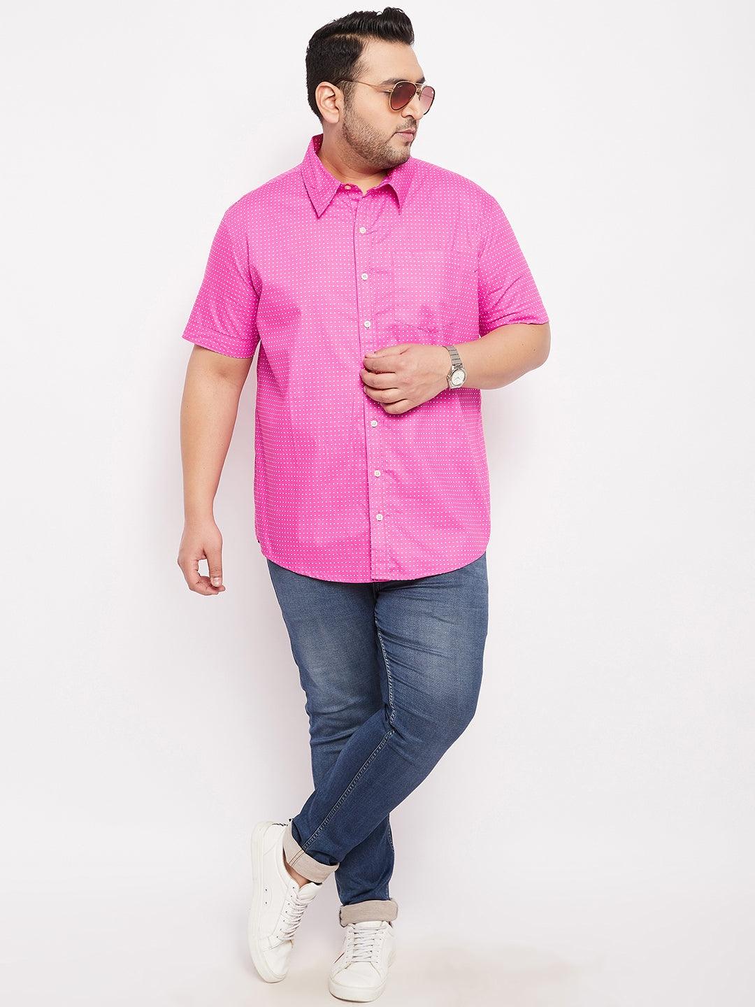 Men Plus Size Jerry Printed Shirt - bigbanana