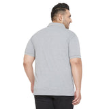 Men Plus Size Juno Colorblock Polo Tshirt - bigbanana
