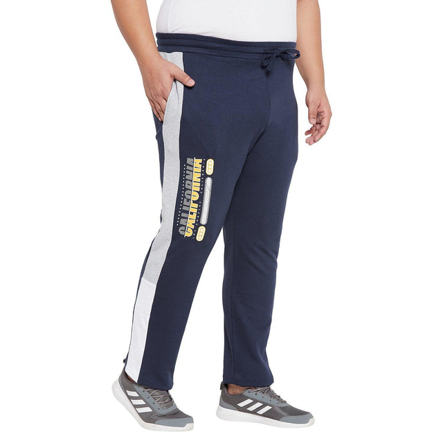 Men Plus Size Kingslay Printed Trackpant - bigbanana