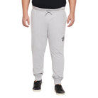 Men Plus Size Laid Solid Trackpant - bigbanana