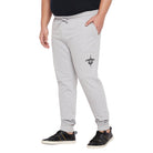 Men Plus Size Laid Solid Trackpant - bigbanana