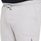 Men Plus Size Laid Solid Trackpant - bigbanana