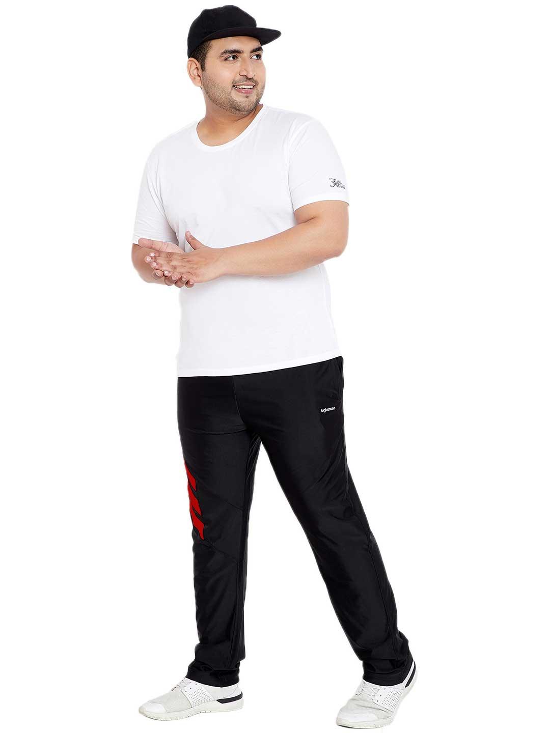 Men Plus Size Lami Colorblock Trackpant - bigbanana