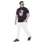 Men Plus Size Landon Printed Polo Tshirt - bigbanana