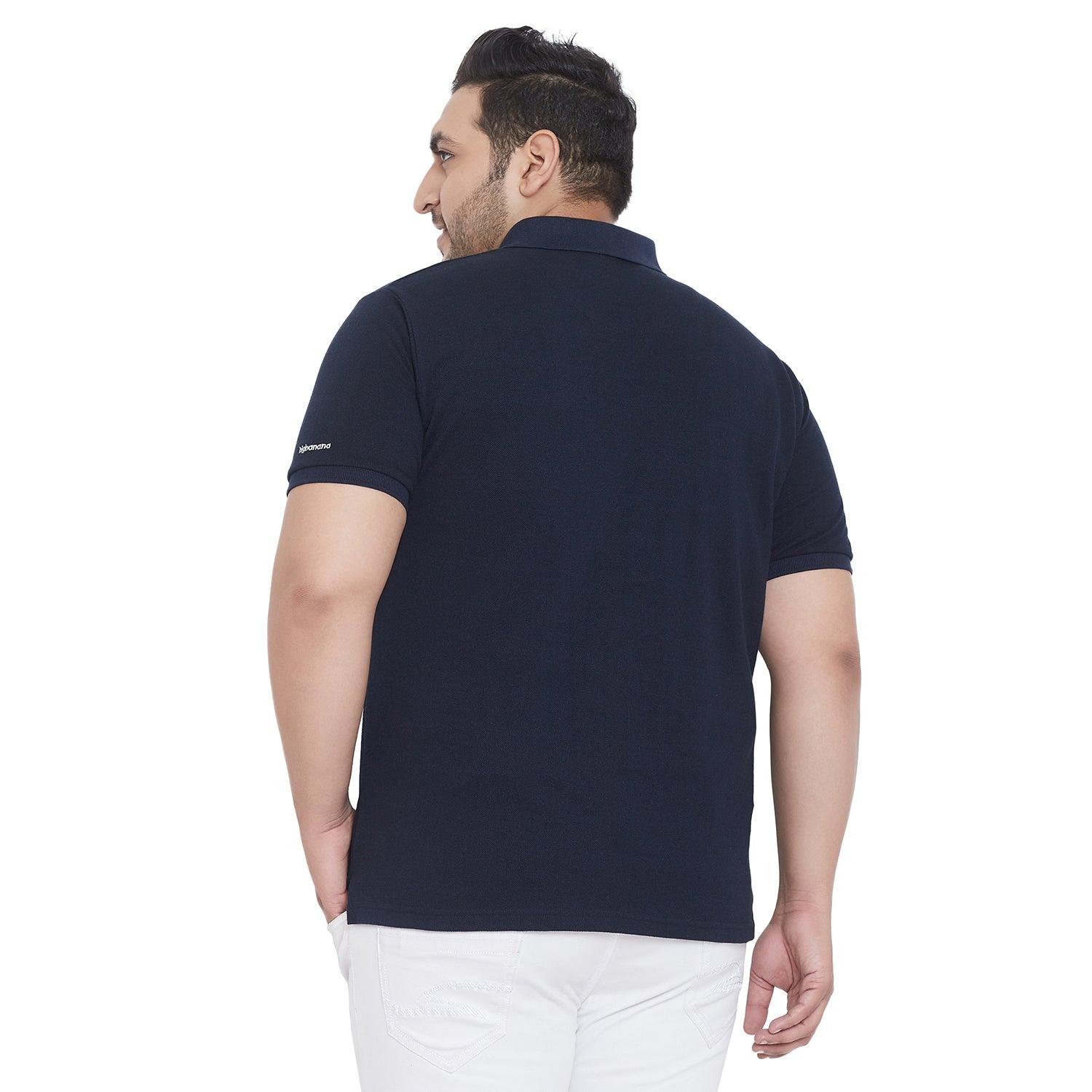 Men Plus Size Landon Printed Polo Tshirt - bigbanana