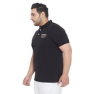 Men Plus Size Leeton Solid Polo Tshirt - bigbanana