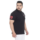 Men Plus Size Leeton Solid Polo Tshirt - bigbanana