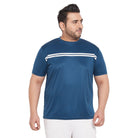 Men Plus Size Lorenzo Solid Round Neck Tshirt - bigbanana