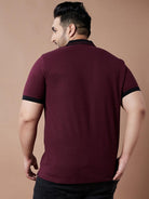 Men Plus Size Lucas Printed Polo Tshirt - bigbanana