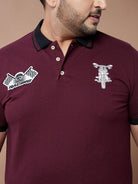 Men Plus Size Lucas Printed Polo Tshirt - bigbanana