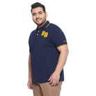 Men Plus Size Macald-NB Solid Polo Tshirt - bigbanana