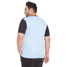 Men Plus Size Maddox Colorblock Round Neck Tshirt - bigbanana