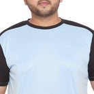 Men Plus Size Maddox Colorblock Round Neck Tshirt - bigbanana