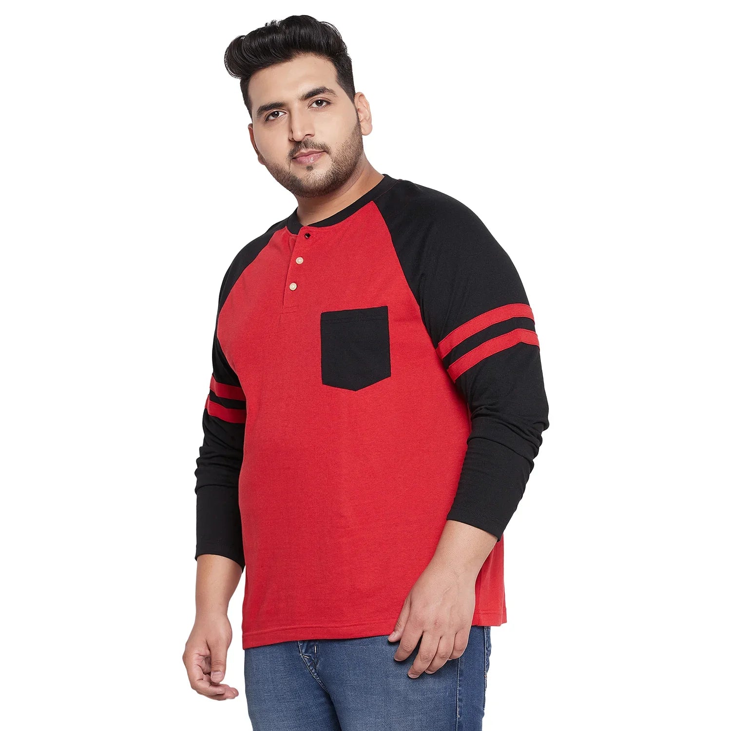 Bigbanana Men's Plus Size Round Neck T-Shirt | Super Combed Cotton | Biowashed & Shrinkless