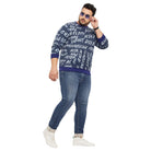 Men Plus Size Manuel Printed Sweatshirt - bigbanana