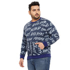 Men Plus Size Manuel Printed Sweatshirt - bigbanana