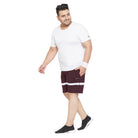 Men Plus Size Mapel Striped Shorts - bigbanana