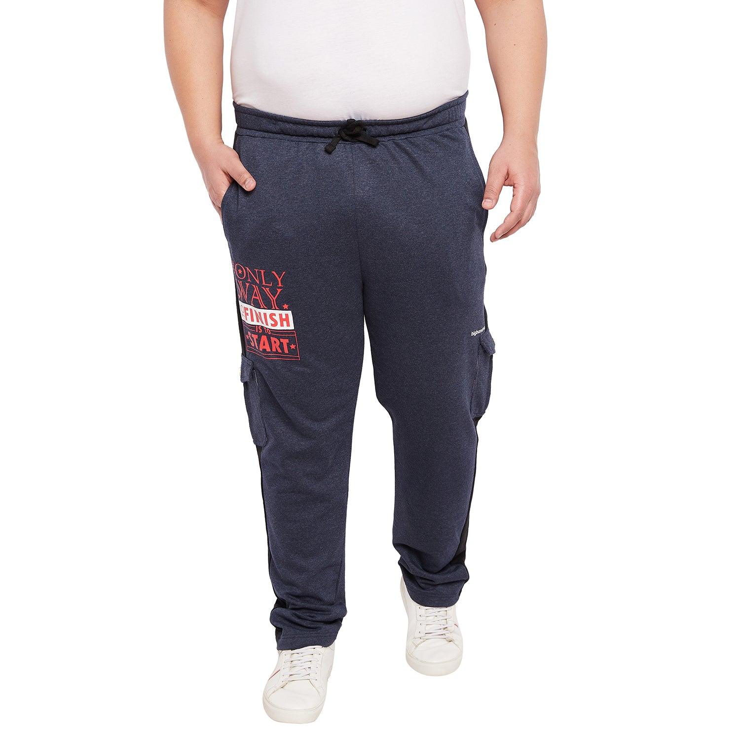 Men Plus Size Marlo Printed Trackpant - bigbanana