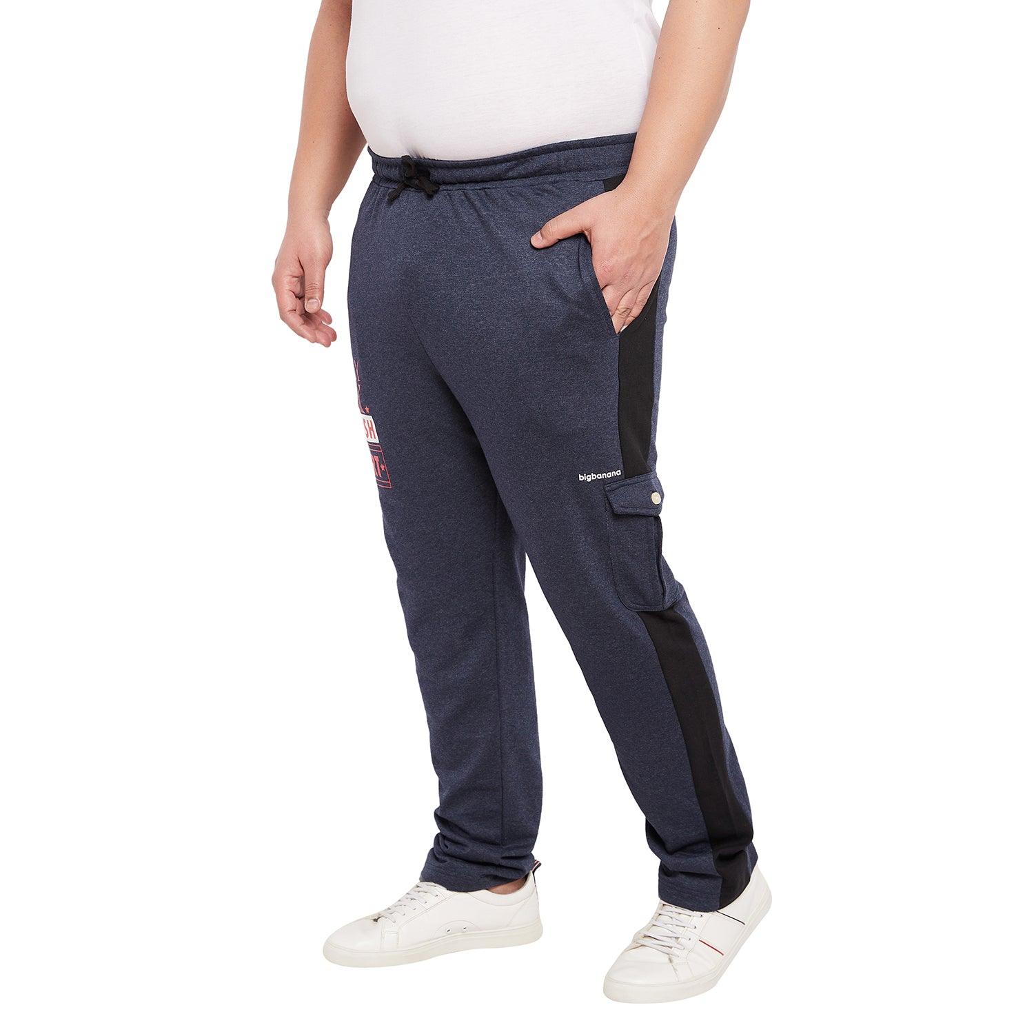 Men Plus Size Marlo Printed Trackpant - bigbanana