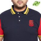 Men Plus Size Mathew-NB Colorblock Polo Tshirt - bigbanana