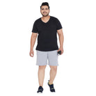 Men Plus Size Milan-LG Solid Shorts - bigbanana