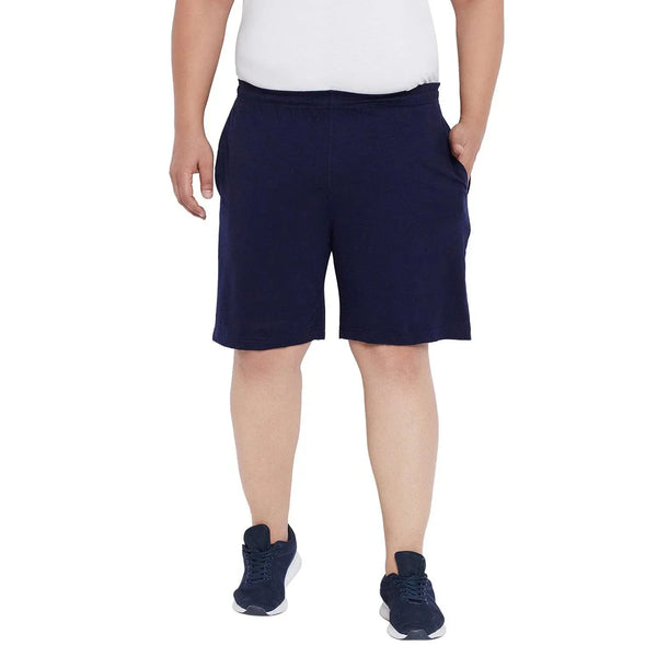 Men Plus Size Milan-NB Solid Shorts