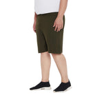 Men Plus Size Milan-OL Solid Shorts - bigbanana