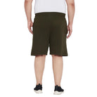 Men Plus Size Milan-OL Solid Shorts - bigbanana